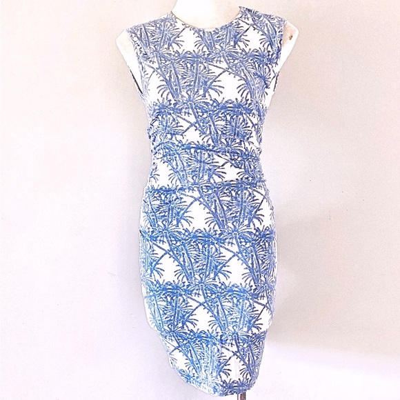 Reiss Dresses & Skirts - REISS stretch knit tropical sheath dress